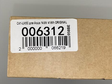 Аккумуляторная батарея для ноутбука Asus C41-UX50 UX50V 14.8V Black 2500mAh Orig - фото 5