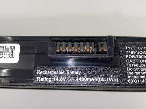 Аккумуляторная батарея для ноутбука Dell G5345 Inspiron 700m 14.8V Black 4400mAh OEM - фото 3