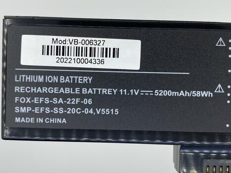 Аккумуляторная батарея для ноутбука Fujitsu-Siemens S26391-F6120-L470 Esprimo Mobile V5535 11.1V Black 5200mAh OEM - фото 3