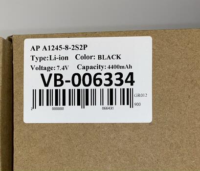 Аккумуляторная батарея для ноутбука Apple A1245 MacBook Air 13&quot; A1237 (2008) 7.4V Black 5200mAh OEM - фото 5