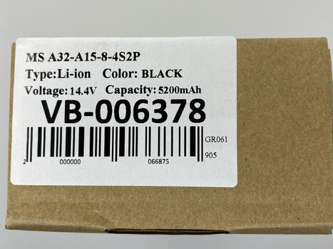 Аккумуляторная батарея для ноутбука MSI A42-A15 CX640 14.4V Black 5200mAh OEM - фото 5