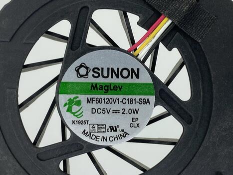 Вентилятор для ноутбука Gateway NV44, NV47, NV48, NV4402C, NV4803, NV4808C, Z06, Z6, Z07, 5V 0.25A 4-pin SUNON - фото 3