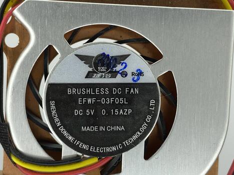Вентилятор для ноутбука EFWF-03F05L 5V 0.15A 3-pin EVERFLOW - фото 3