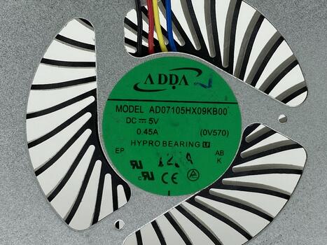 Вентилятор для ноутбука Lenovo IdeaPad B570, B575, V570, Z570, 5V 0.45A 4-pin Brushless - фото 3