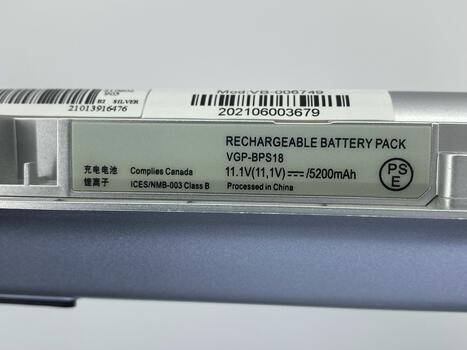 Аккумуляторная батарея для ноутбука Sony VAIO VGP-BPS18 VPC-W1 11.1V Grey 5200mAh OEM - фото 3