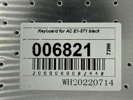 Клавиатура для ноутбука Acer Aspire E1-521, E1-531, E1-531G, E1-571, E1-571G, TravelMate 5335, 5542, 5735, 5740, 5742, 5744, 7740, 8531, 8537, 8571, 8572, P253, P253-E, P253-M, P253-MG, P453, Packard Bell EasyNote LE11, TE69 Black RU - фото 5