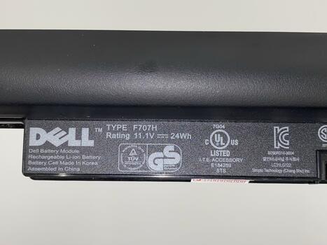 Аккумуляторная батарея для ноутбука Dell F707H Inspiron Mini 12 11.1V Black 2200mAh Orig - фото 3