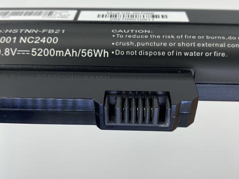 Аккумуляторная батарея для ноутбука HP Compaq EH768AA EliteBook 2530p 11.1V Black 5200mAh OEM - фото 4