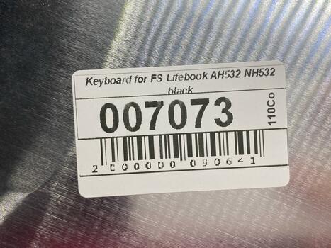 Клавиатура для ноутбука Fujitsu LifeBook (AH532, NH532) Black, (Black Frame), RU (горизонтальный энтер) - фото 5