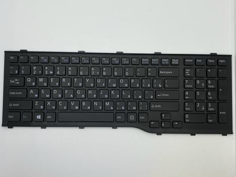 Клавиатура для ноутбука Fujitsu LifeBook (AH532, NH532) Black, (Black Frame), RU (горизонтальный энтер) - фото 2