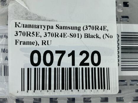 Клавиатура для ноутбука Samsung (370R4E, 370R5E, 370R4E-S01) Black, (No Frame), RU - фото 5