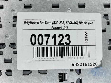 Клавиатура для ноутбука Samsung (NP530V3, NP535V3, NP530U3, NP535U3) Black, (No Frame), RU - фото 5