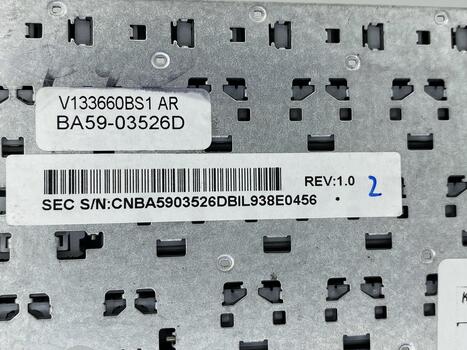 Клавиатура для ноутбука Samsung (NP530V3, NP535V3, NP530U3, NP535U3) Black, (No Frame), RU - фото 3