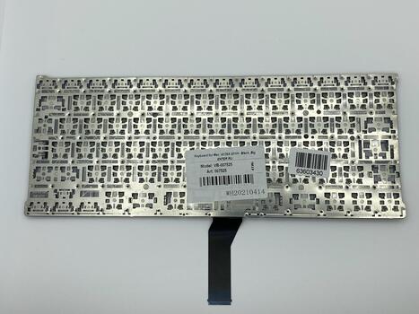 Клавиатура для ноутбука Apple MacBook Air 2010+ (A1369) (2012, 2013, 2014, 2015 года), Black, (No Frame), RU (вертикальный энтер)