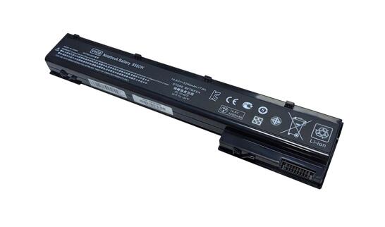 Аккумуляторная батарея для ноутбука HP HSTNN-IB2P 8560W 14.8V Black 5200mAh OEM - фото 2