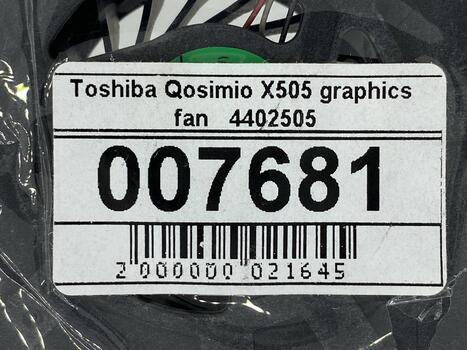 Вентилятор для ноутбука Toshiba Qosimio X500, X505 VER-2, 5V 0.5A 3-pin ADDA - фото 5