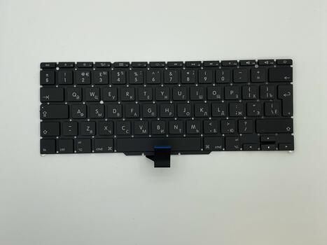 Клавиатура для ноутбука Apple MacBook Air 2011+ A1370 (2010, 2011 года), A1465 (2012, 2013, 2014, 2015 года) с подсветкой (Light) Black, (No Frame), RU (вертикальный энтер) - фото 2