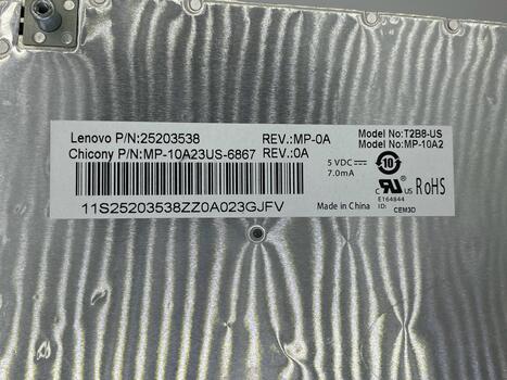 Клавиатура для ноутбука Lenovo IdeaPad (V380) Black, (Red Frame), RU - фото 8