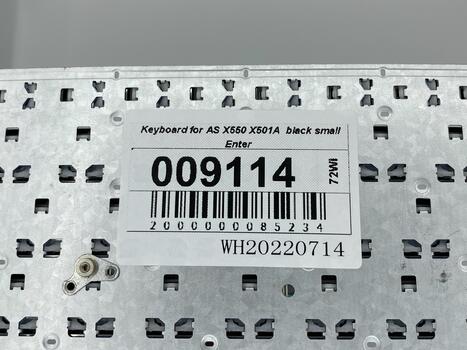 Клавиатура для ноутбука Asus A56, F552, K56, R501, R510, X501, X550, A550, F550, F552, K550, P550, R513, X552, A750, K750, X750 Black, (No Frame), RU (горизонтальный энтер) - фото 5