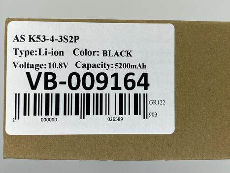 Аккумуляторная батарея для ноутбука Asus A32-K53 A43BR 10.8V Black 5200mAh OEM - фото 5