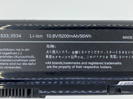 Аккумуляторная батарея для ноутбука Toshiba PA3534U Satellite A200 10.8V Black 5200mAh OEM - фото 3