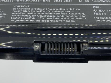 Аккумуляторная батарея для ноутбука Toshiba PA3534U Satellite A200 10.8V Black 5200mAh OEM - фото 4