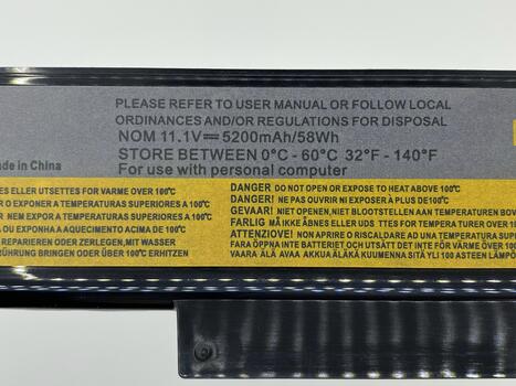 Аккумуляторная батарея для ноутбука Lenovo-IBM 57Y6567 IdeaPad Y460 11.1V Black 5200mAh OEM - фото 3