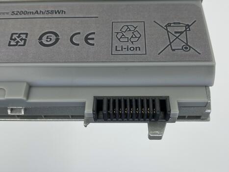 Аккумуляторная батарея для ноутбука Dell PT434 E6400 11.1V Grey 5200mAh OEM - фото 4