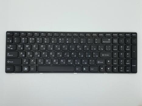 Клавиатура для ноутбука Lenovo IdeaPad G580, G585, Z580, Z585, Z780 Black, (Black Frame), RU - фото 2