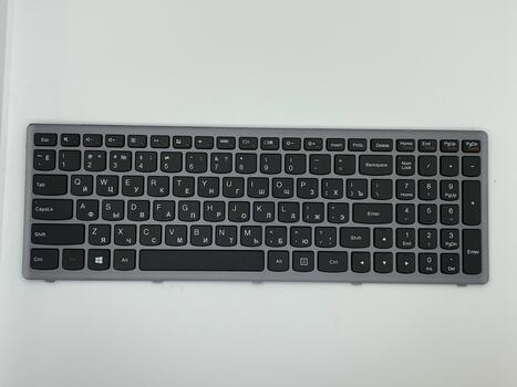 Клавиатура для ноутбука Lenovo IdeaPad (FLex 15) Black, (Gray Frame), RU - фото 2