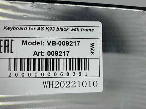 Клавиатура для ноутбука Asus (K93) Black, (Black Frame) RU - фото 5