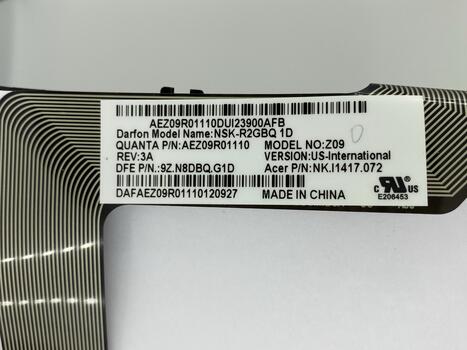 Клавиатура для ноутбука Acer Aspire M5-481T, M5-481TG, M5-481PT  с подсветкой (Light), Black, (No Frame) RU - фото 3