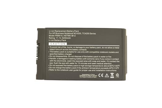 Аккумуляторная батарея для ноутбука HP Compaq PB991A Business Notebook NC4200 11.1V Black 5200mAh OEM