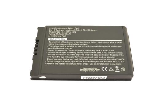 Аккумуляторная батарея для ноутбука HP Compaq PB991A Business Notebook NC4200 11.1V Black 5200mAh OEM - фото 4