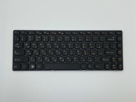 Клавиатура для ноутбука Lenovo IdeaPad (Y480) с подсветкой (Light), Black, (Black Frame), RU - фото 2