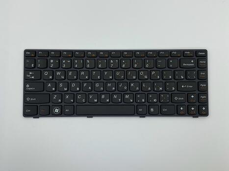 Клавиатура для ноутбука Lenovo IdeaPad (Y480) Black, (Black Frame), RU - фото 2