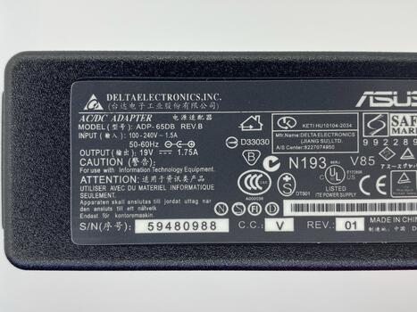 Блок питания для ноутбука Asus 33W 19V 1.75A 4.0x1.35mm ADP-33AW C OEM - фото 3
