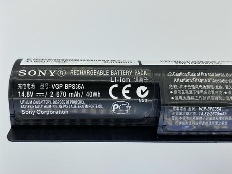 Аккумуляторная батарея для ноутбука Sony VAIO VGP-BPS35A Fit 14E 14.8V Black 2670mAh Orig - фото 3