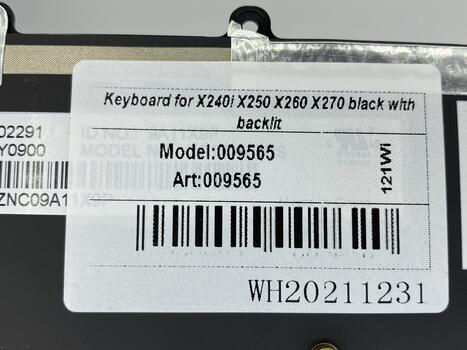 Клавиатура для ноутбука Lenovo ThinkPad (X240, X240S, X240I)  с подсветкой (Light), с указателем (Point Stick) Black, Black Frame, RU - фото 5