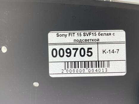 Клавиатура для ноутбука Sony (FIT 15, SVF15) с подсветкой (Light), White, (No Frame) RU - фото 5