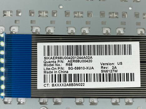 Клавиатура для ноутбука HP Pavilion (17, 17-E) White, (No Frame) RU - фото 3