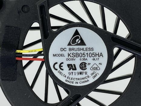 Вентилятор для ноутбука HP Envy 14-1000, 14-1100, 14-1200, 14-2000, 14-3000, GPU 5V 0.35A 3-pin Brushless (правый) - фото 3