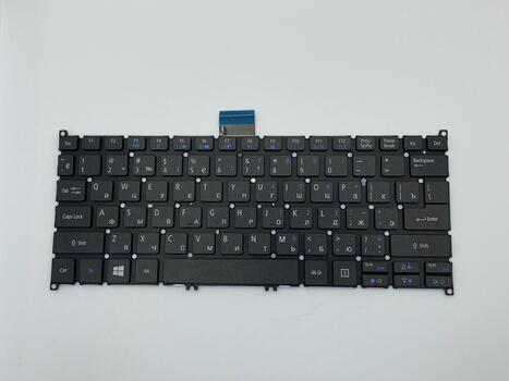 Клавиатура для ноутбука Acer Aspire V5-122, V5-122P, V5-171, V5-132P, V3-331, V3-371, V3-372, E3-111, E3-112, S5-391 с подсветкой (Light), Black, (No Frame), RU - фото 2