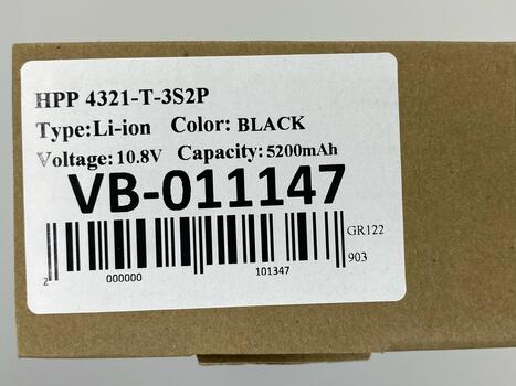 Аккумуляторная батарея для ноутбука HP Compaq HSTNN-IB1A ProBook 4320s 10.8V Black 5200mAh OEM - фото 5