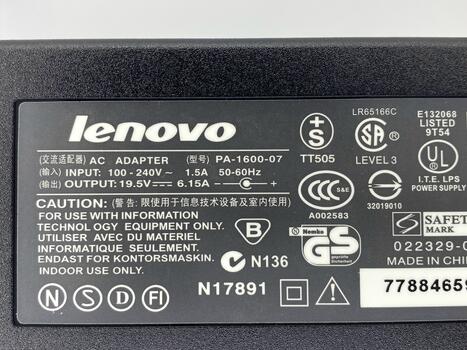 Блок питания для ноутбука Lenovo 120W 19.5V 6.15A 5.5x2.5mm ADP-120ZB Orig - фото 3