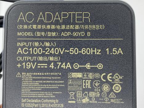Блок питания для ноутбука Asus 90W 19V 4.74A 5.5x2.5mm PA-1900-24 Wall Orig - фото 3