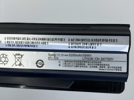 Аккумуляторная батарея для ноутбука MSI BTY-S14 GE Series 11.1V Black 5200mAh OEM - фото 3
