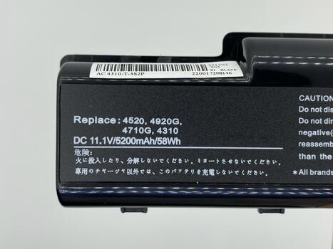Аккумуляторная батарея для ноутбука Acer AS07A31 Aspire 2930 11.1V Black 5200mAh OEM - фото 3