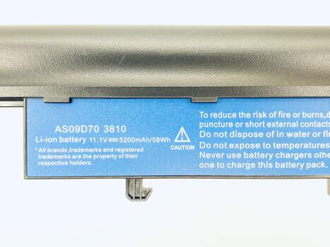Аккумуляторная батарея для ноутбука Acer AS09D70 Aspire 5810T 11.1V Black 5200mAh OEM - фото 3