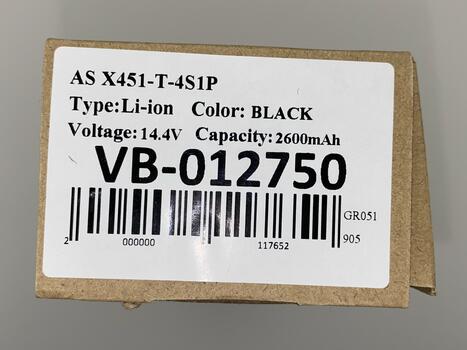 Аккумуляторная батарея для ноутбука Asus A41N1308 14.4V Black 2600mAh OEM - фото 5